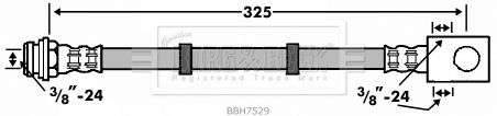 BORG & BECK Тормозной шланг BBH7529